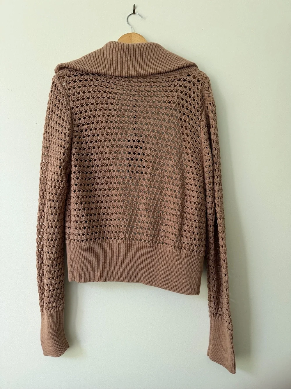 Varley Eloise Zip Through Jacket Warm Taupe